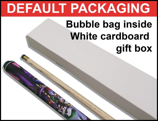 White Cardboard Cue Gift Box Bubble Bag Inside